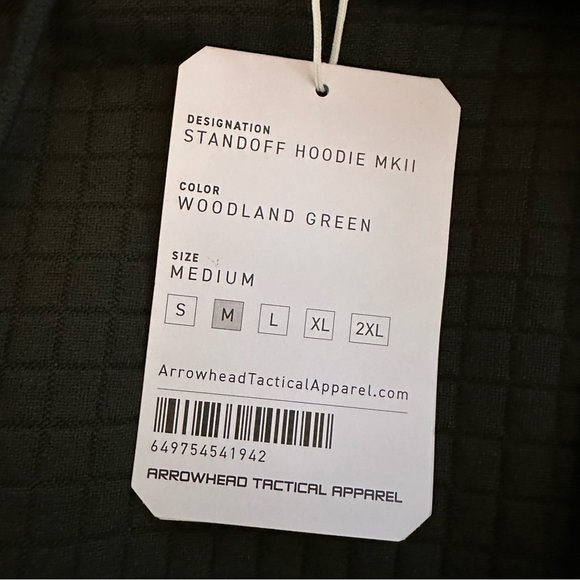Arrowhead Tactical Men's Standoff Concealment OD Green Hoodie, Medium - Picture 9 of 11